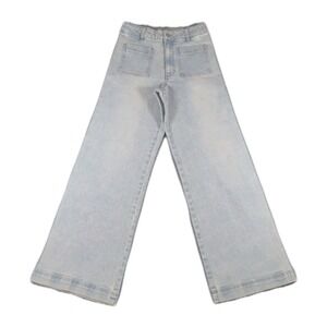 NWT Z Supply Bradley Faded Indigo Fin Wide Flare  Leg Denim Jeans Sz 26